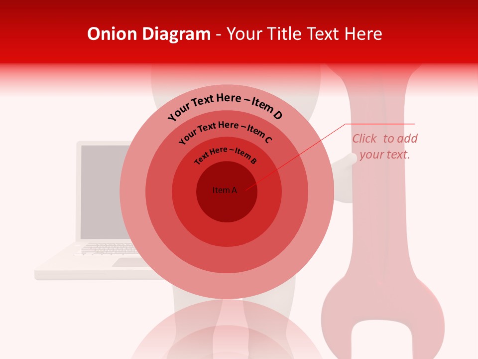 Notebook Fullbody Illustration PowerPoint Template