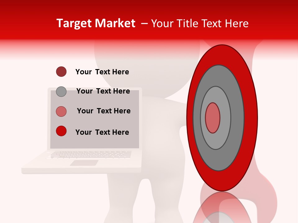 Notebook Fullbody Illustration PowerPoint Template