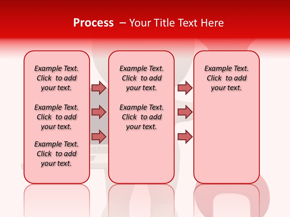 Notebook Fullbody Illustration PowerPoint Template