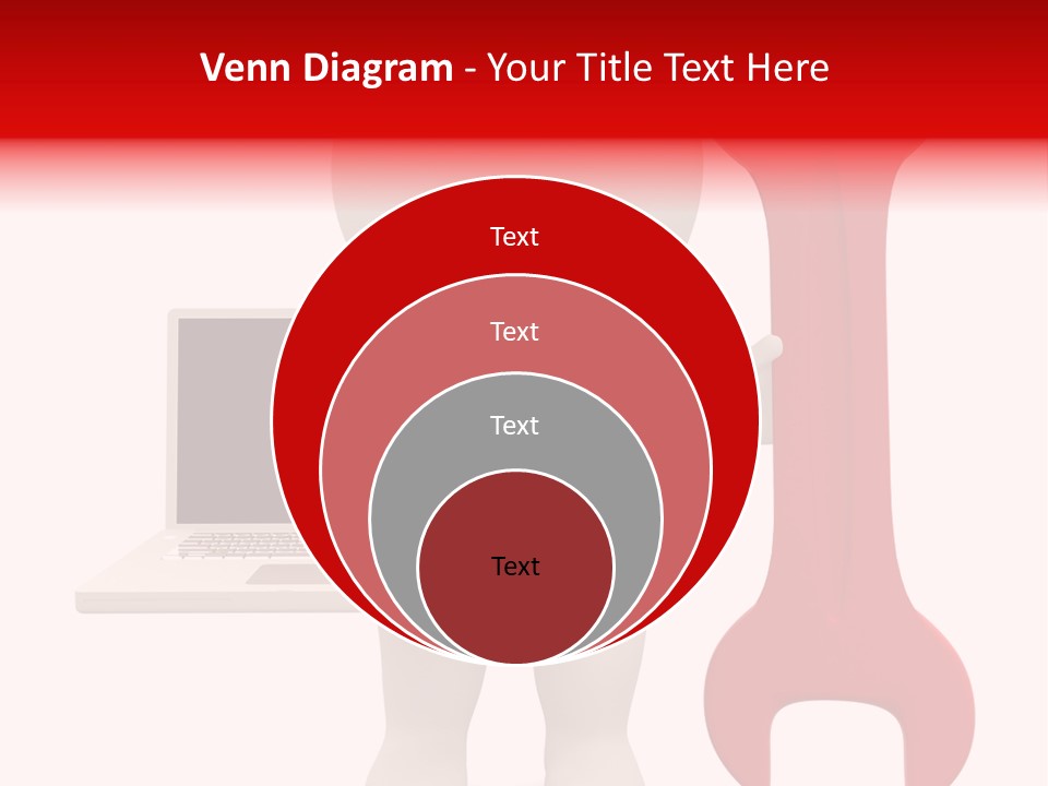 Notebook Fullbody Illustration PowerPoint Template