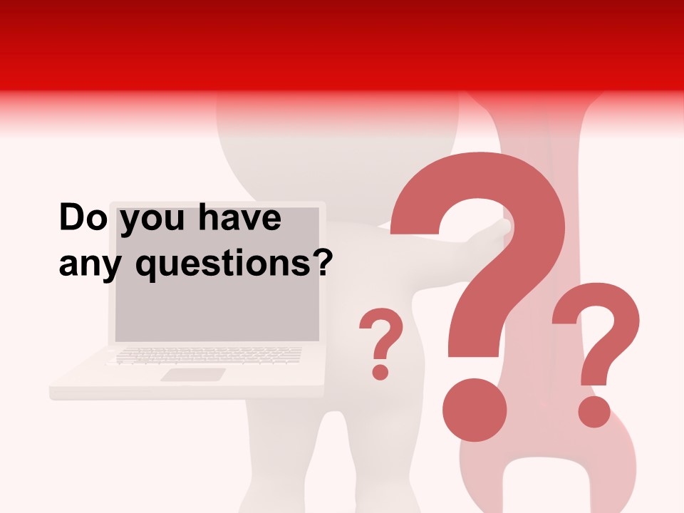 Notebook Fullbody Illustration PowerPoint Template