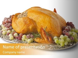 Thanksgiving Gourmet Clipping PowerPoint Template