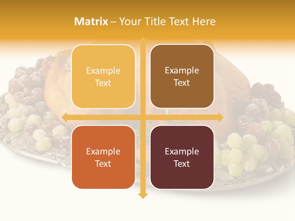 Thanksgiving Gourmet Clipping PowerPoint Template