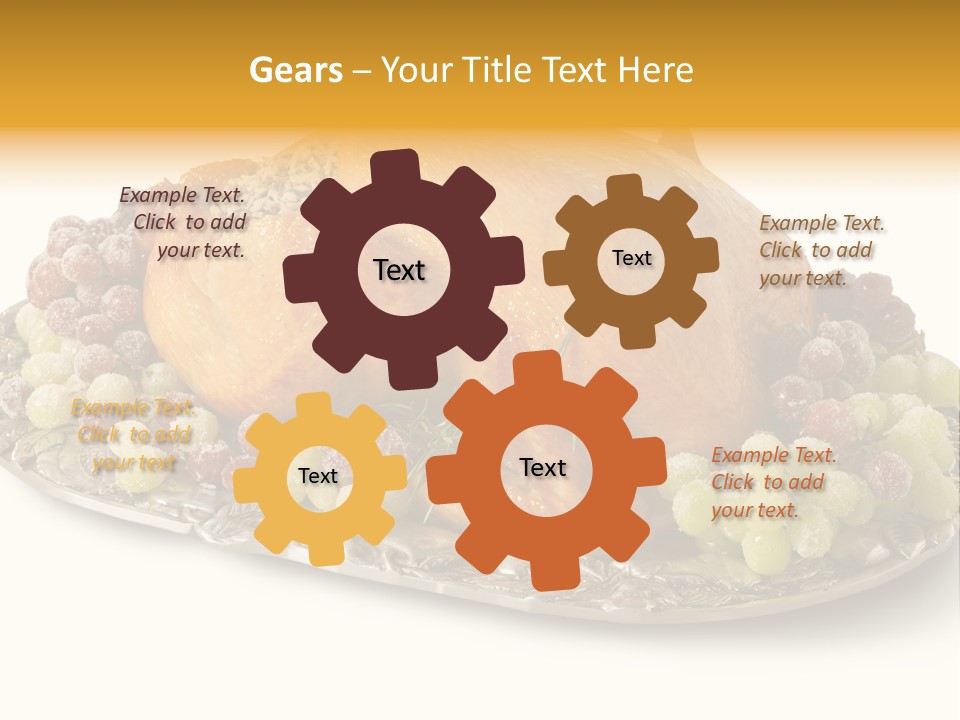 Thanksgiving Gourmet Clipping PowerPoint Template