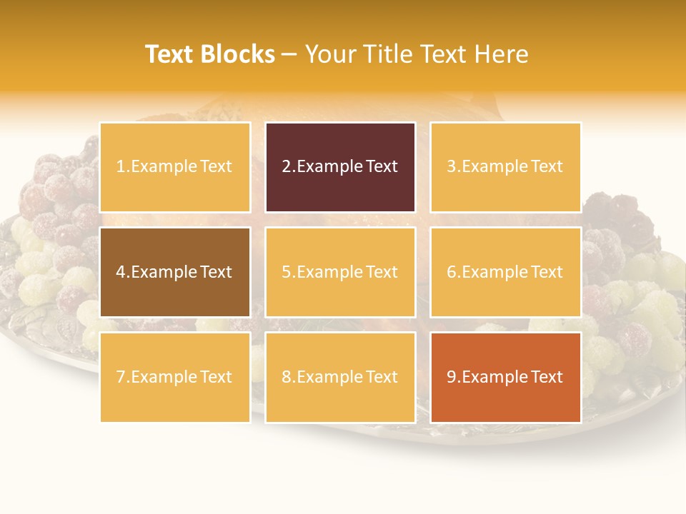 Thanksgiving Gourmet Clipping PowerPoint Template