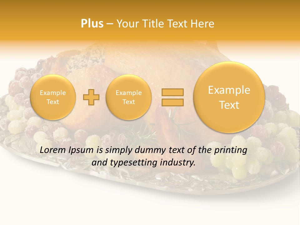 Thanksgiving Gourmet Clipping PowerPoint Template