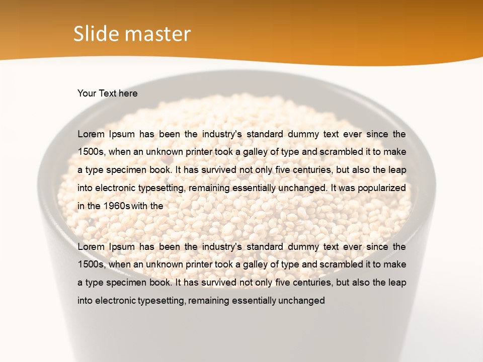 Seed Protein Agriculture PowerPoint Template