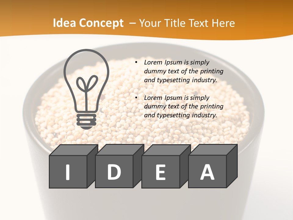 Seed Protein Agriculture PowerPoint Template