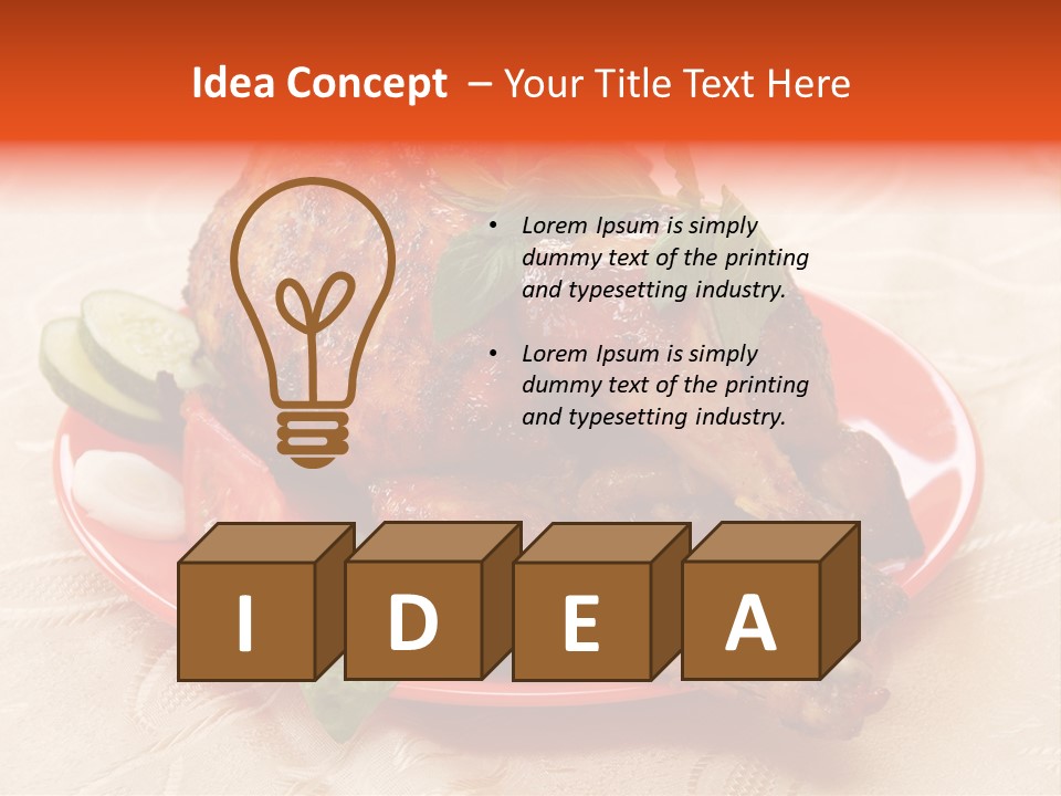 Delicious Brown Mint PowerPoint Template