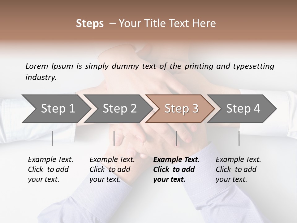 Pile Union Diplomacy PowerPoint Template