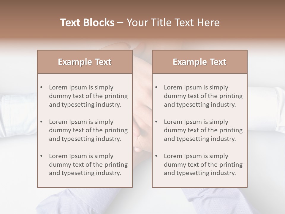 Pile Union Diplomacy PowerPoint Template