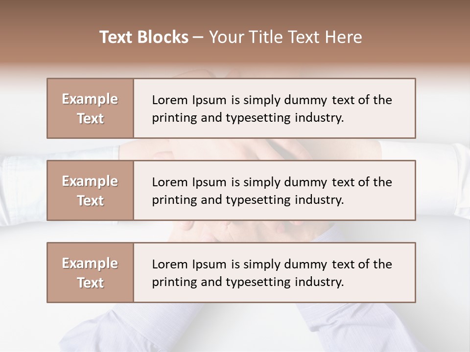 Pile Union Diplomacy PowerPoint Template