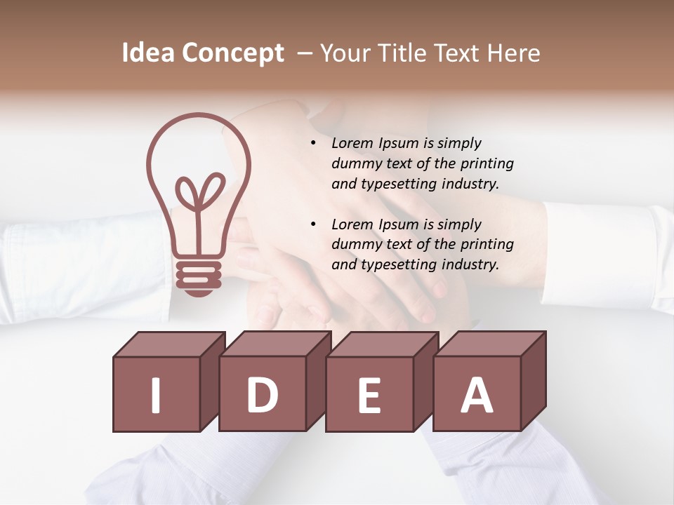 Pile Union Diplomacy PowerPoint Template