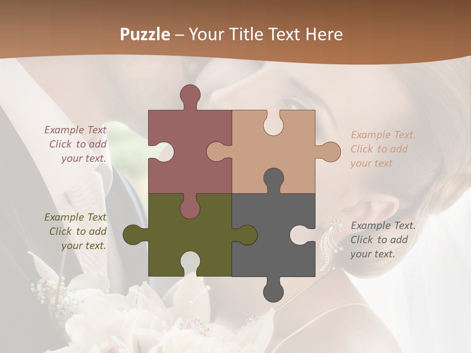 Tie Flowers Outdoors PowerPoint Template