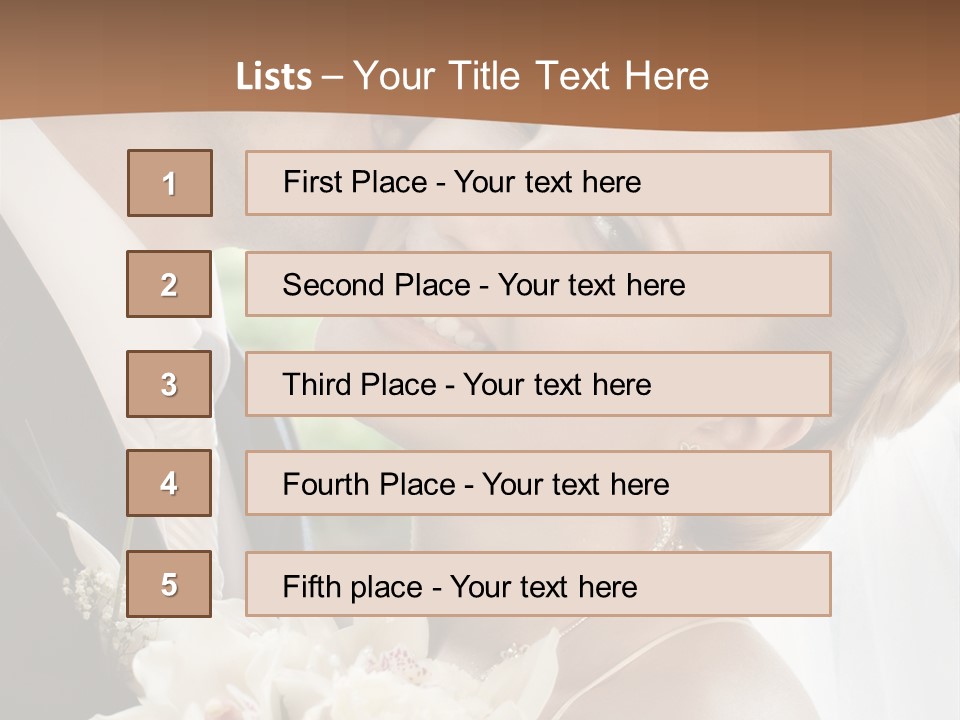 Tie Flowers Outdoors PowerPoint Template