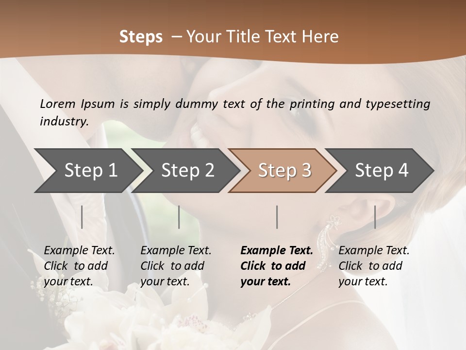 Tie Flowers Outdoors PowerPoint Template
