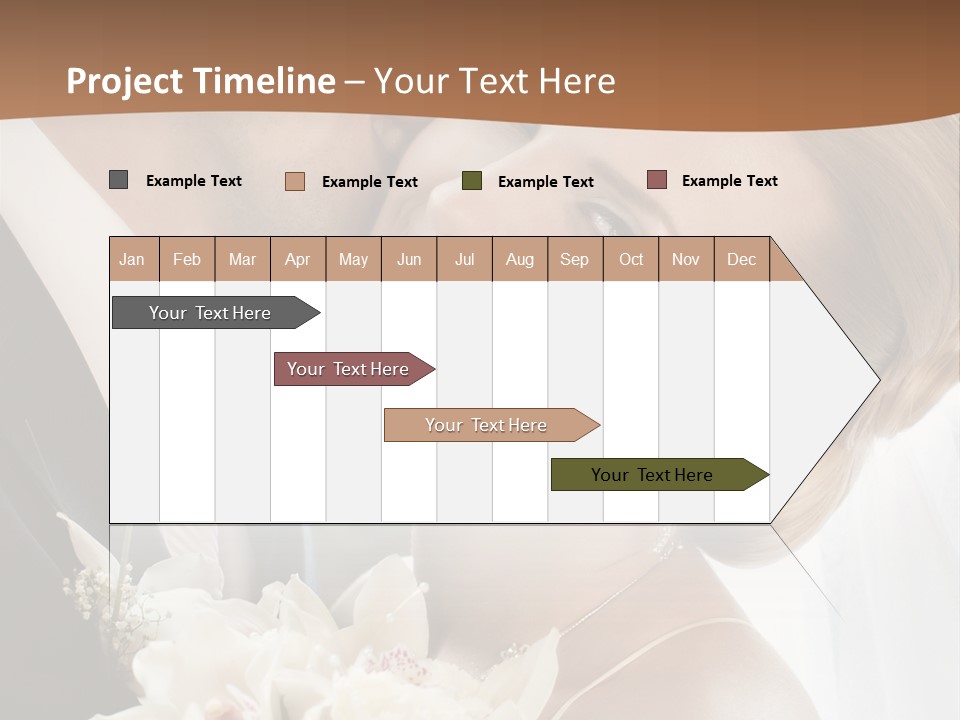 Tie Flowers Outdoors PowerPoint Template