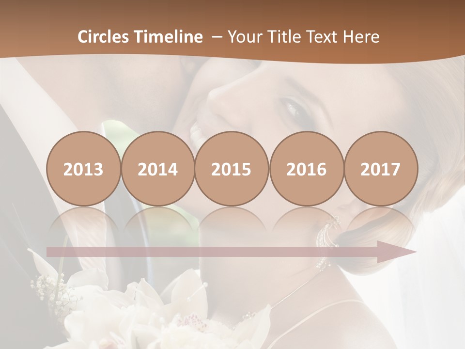 Tie Flowers Outdoors PowerPoint Template