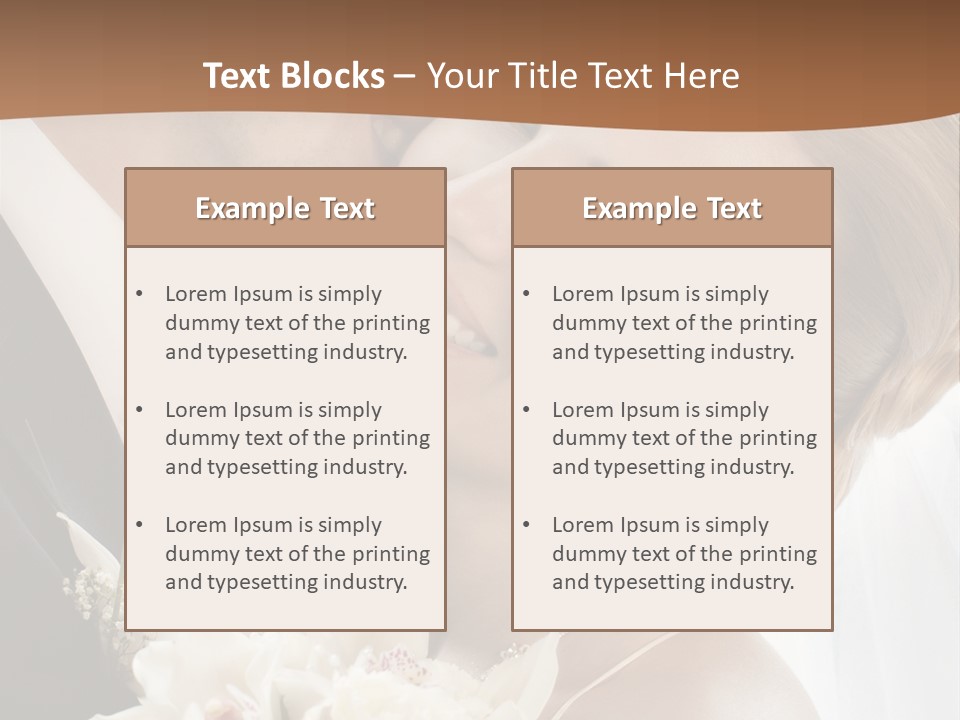 Tie Flowers Outdoors PowerPoint Template
