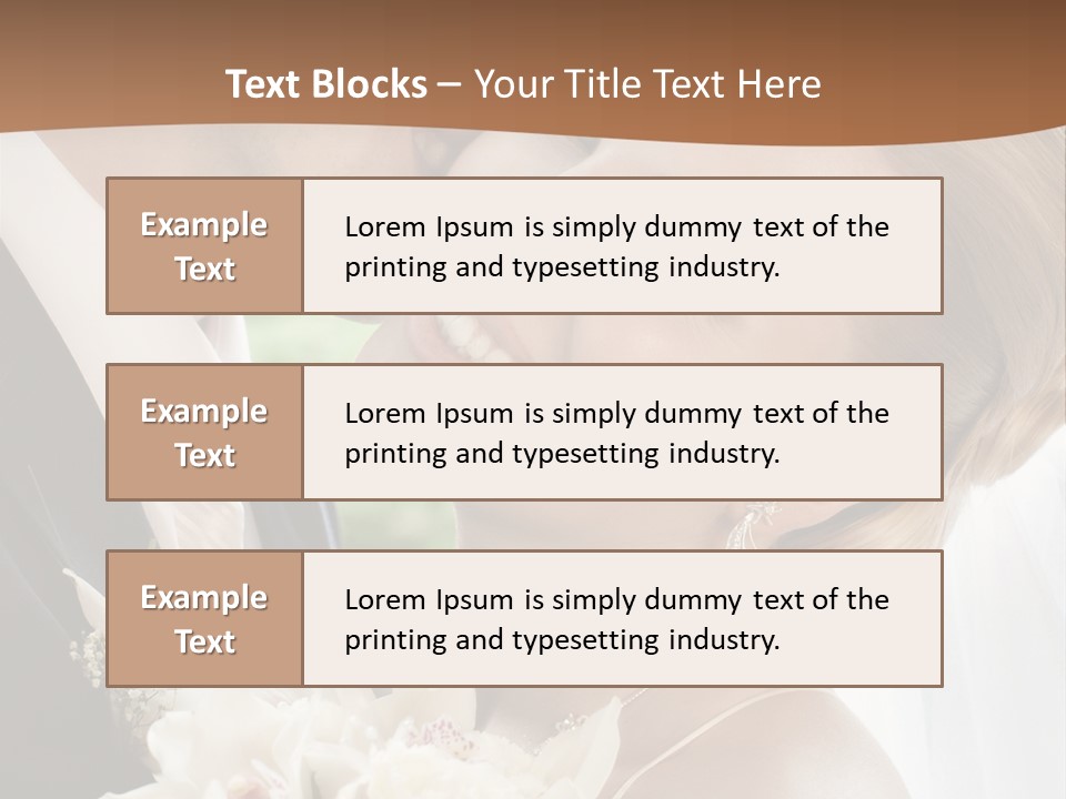 Tie Flowers Outdoors PowerPoint Template