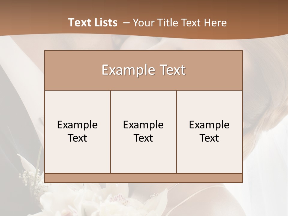 Tie Flowers Outdoors PowerPoint Template