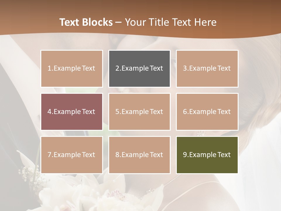 Tie Flowers Outdoors PowerPoint Template