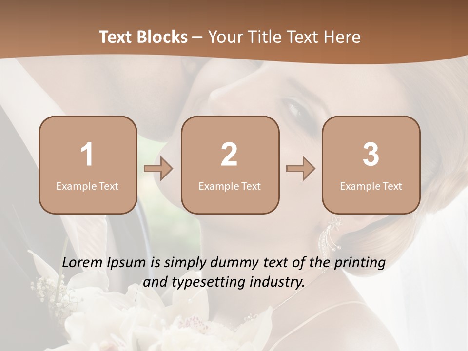 Tie Flowers Outdoors PowerPoint Template