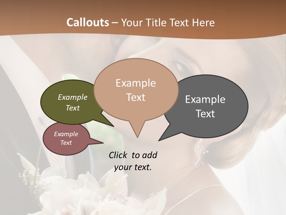 Tie Flowers Outdoors PowerPoint Template