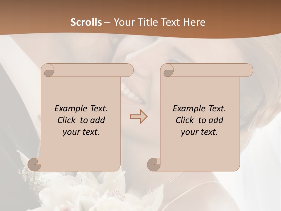 Tie Flowers Outdoors PowerPoint Template