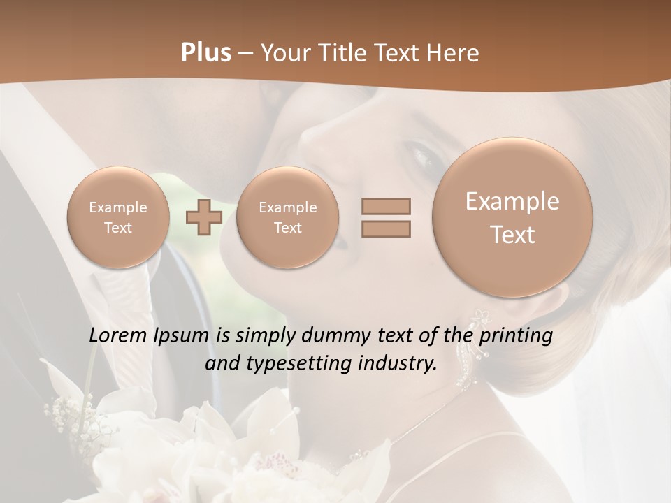 Tie Flowers Outdoors PowerPoint Template
