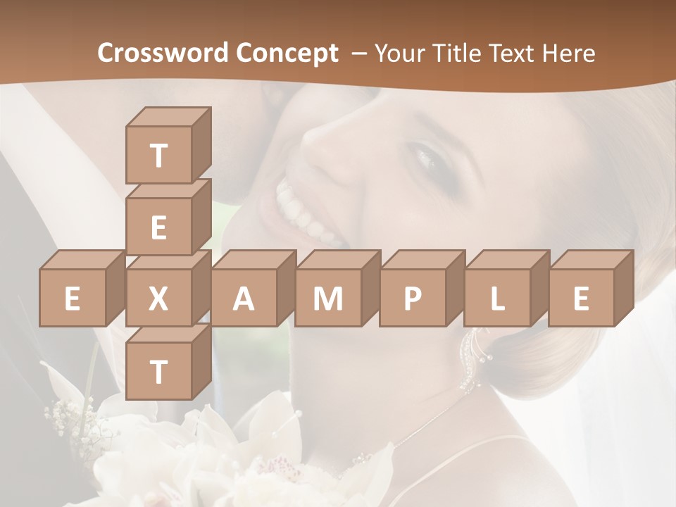 Tie Flowers Outdoors PowerPoint Template