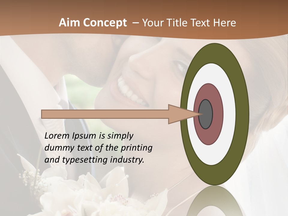 Tie Flowers Outdoors PowerPoint Template