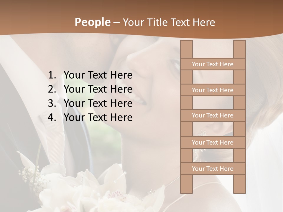 Tie Flowers Outdoors PowerPoint Template