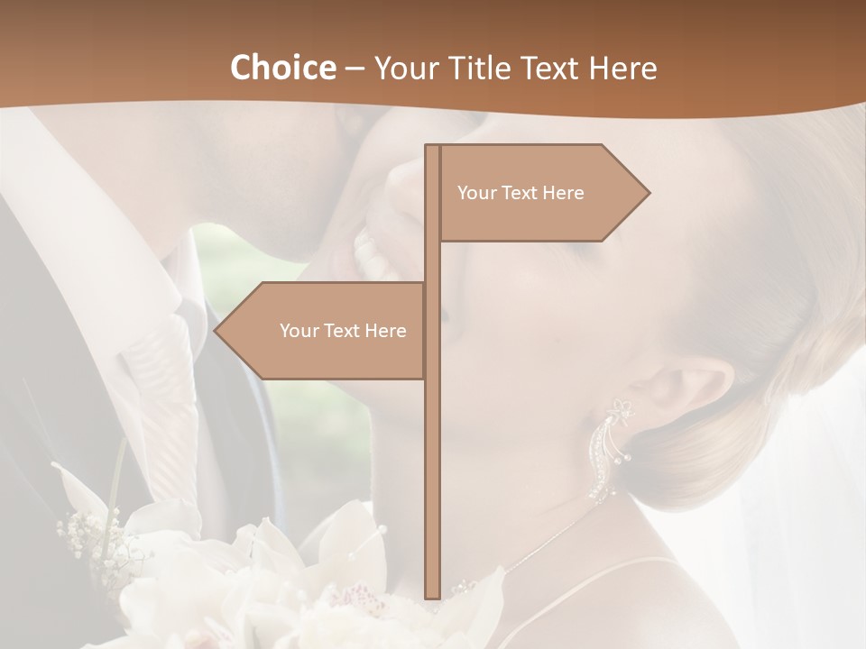 Tie Flowers Outdoors PowerPoint Template