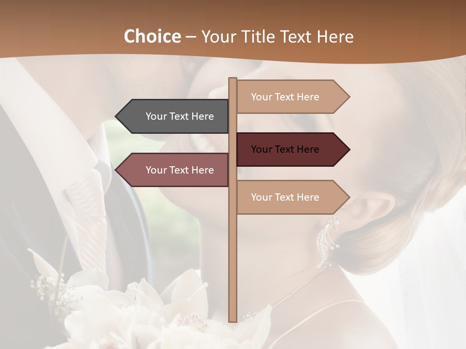 Tie Flowers Outdoors PowerPoint Template