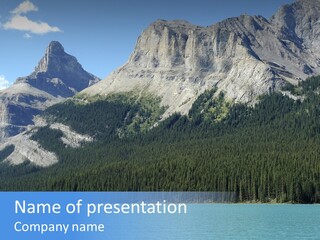 Water Summit Park PowerPoint Template