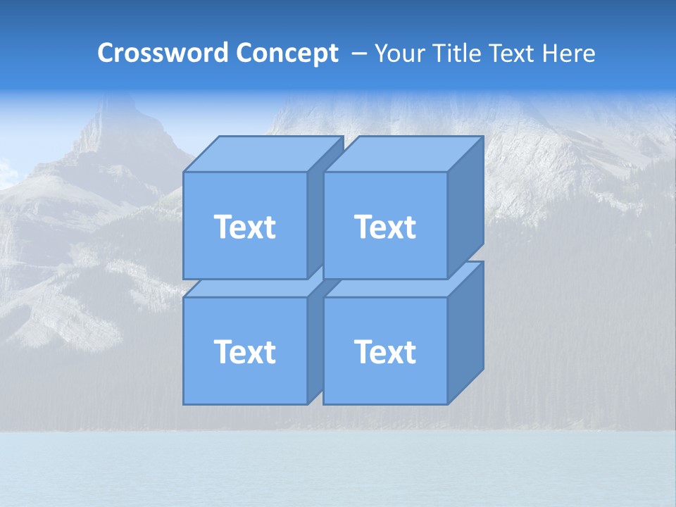 Water Summit Park PowerPoint Template