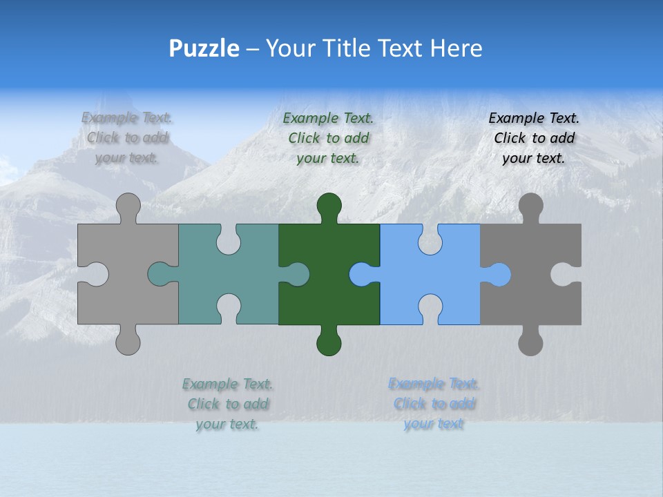 Water Summit Park PowerPoint Template