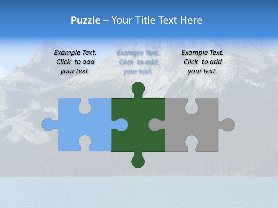 Water Summit Park PowerPoint Template