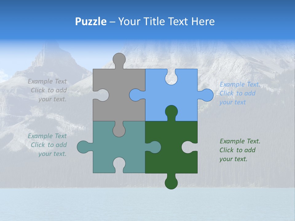 Water Summit Park PowerPoint Template