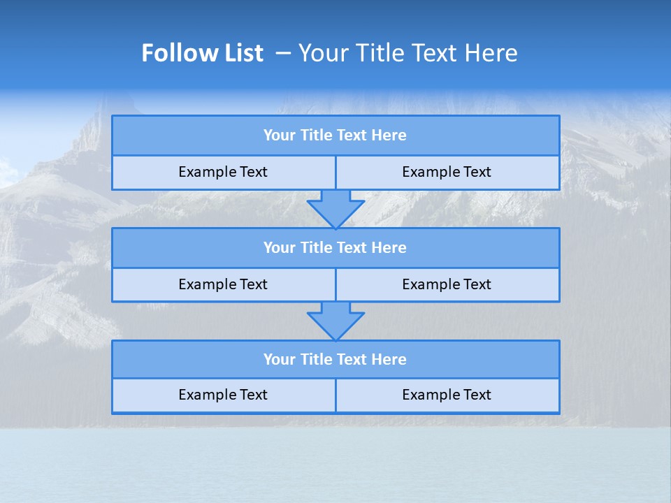 Water Summit Park PowerPoint Template