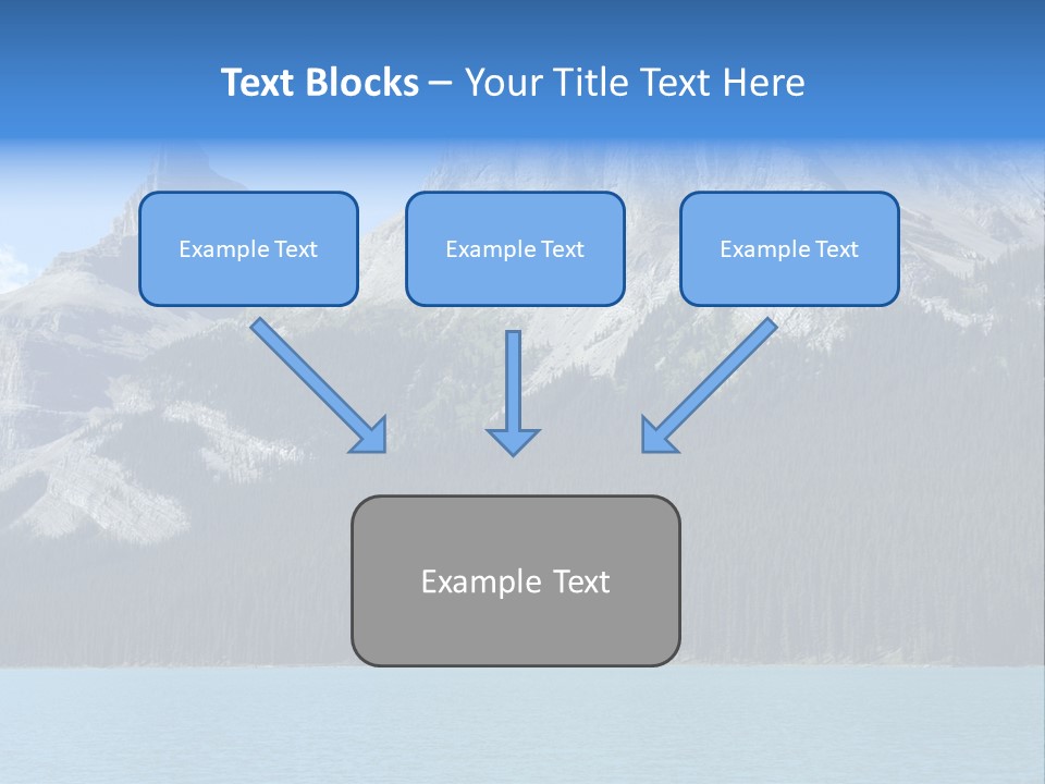 Water Summit Park PowerPoint Template