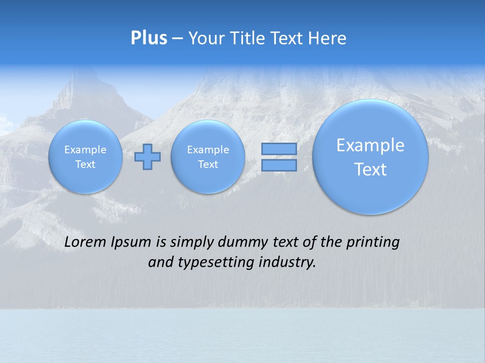 Water Summit Park PowerPoint Template