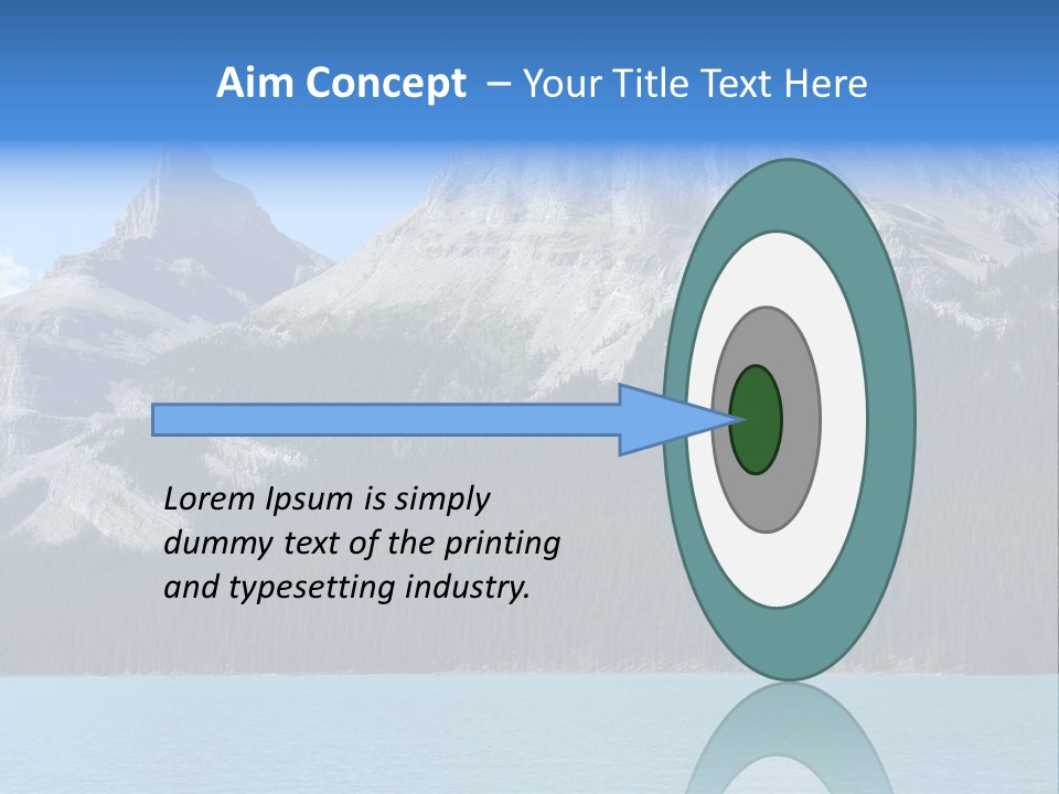 Water Summit Park PowerPoint Template