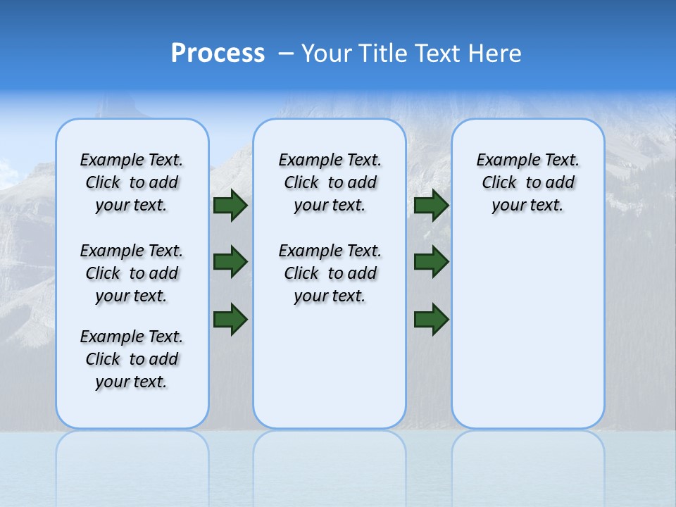 Water Summit Park PowerPoint Template