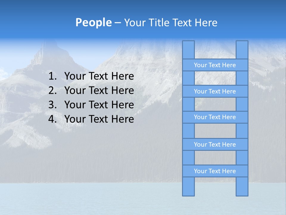 Water Summit Park PowerPoint Template