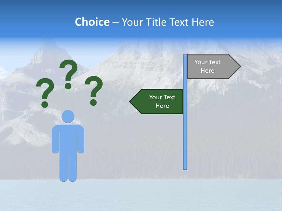 Water Summit Park PowerPoint Template