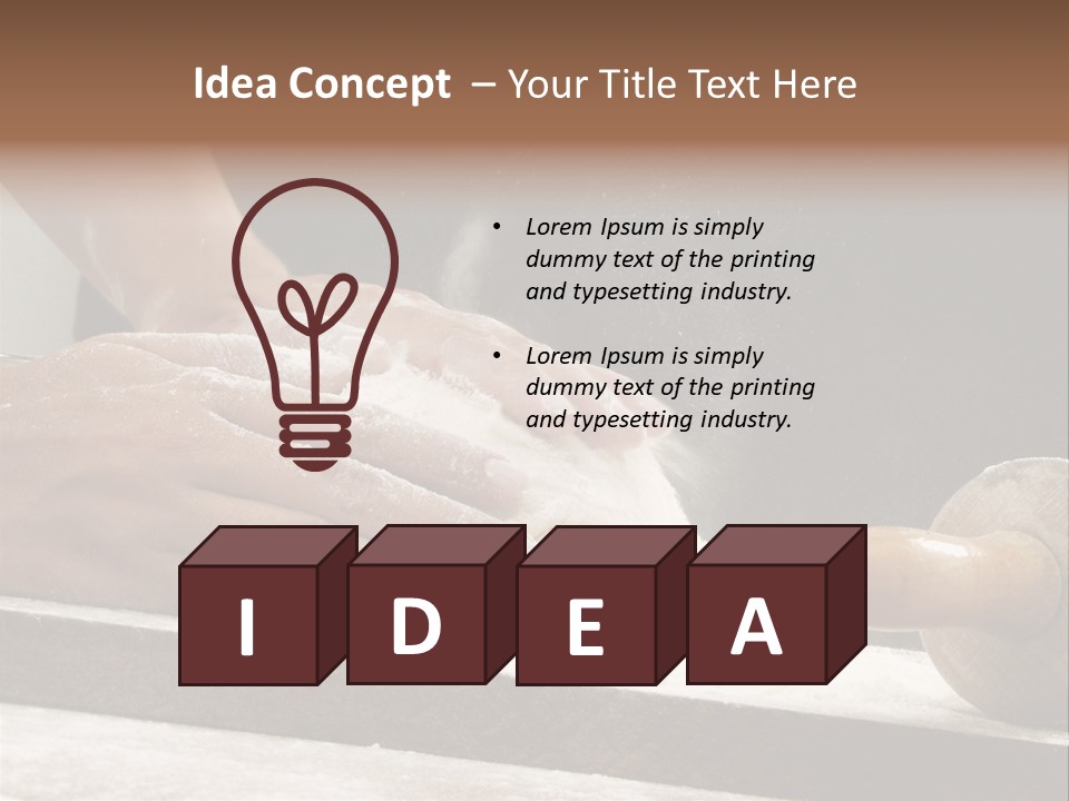 Know Bowl Cook PowerPoint Template