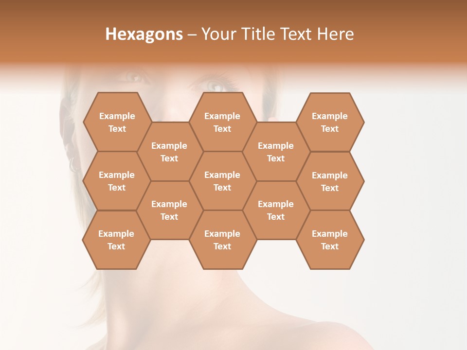 Young Laughing Facial PowerPoint Template