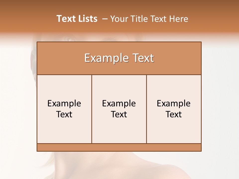 Young Laughing Facial PowerPoint Template